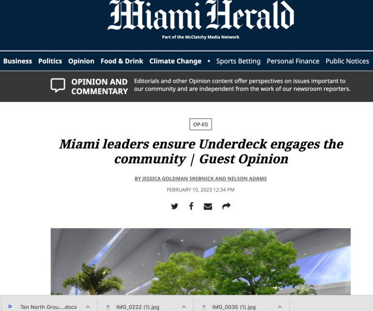Miami leaders ensure Underdeck engages the community